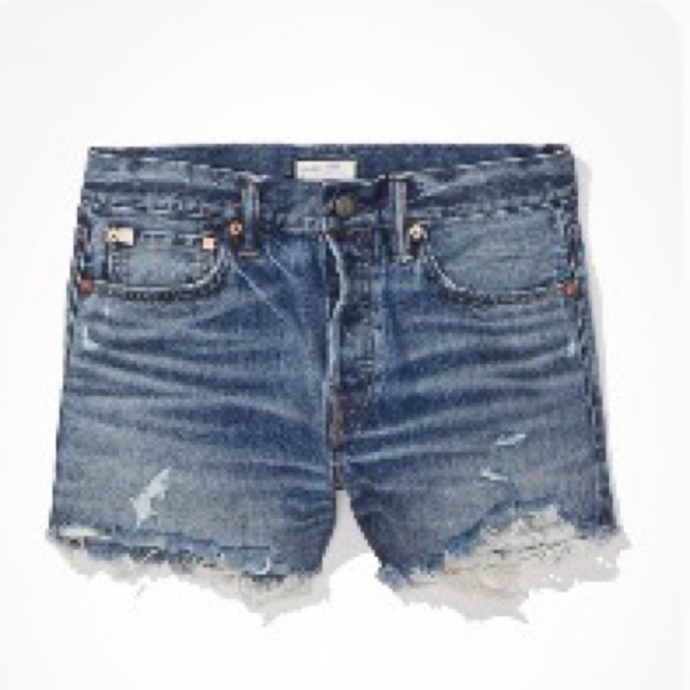 American Eagle selvedge denim shorts